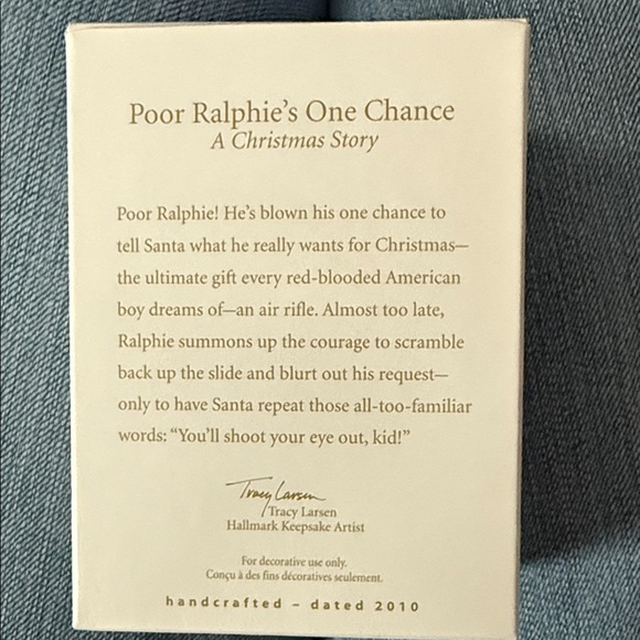 Hallmark Keepsake A Christmas Story Ornament - Picture 2 of 6